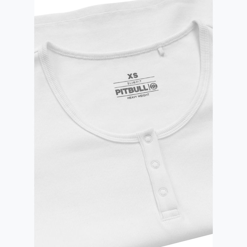 Damen-Langarmshirt Pitbull Rib weiß 6