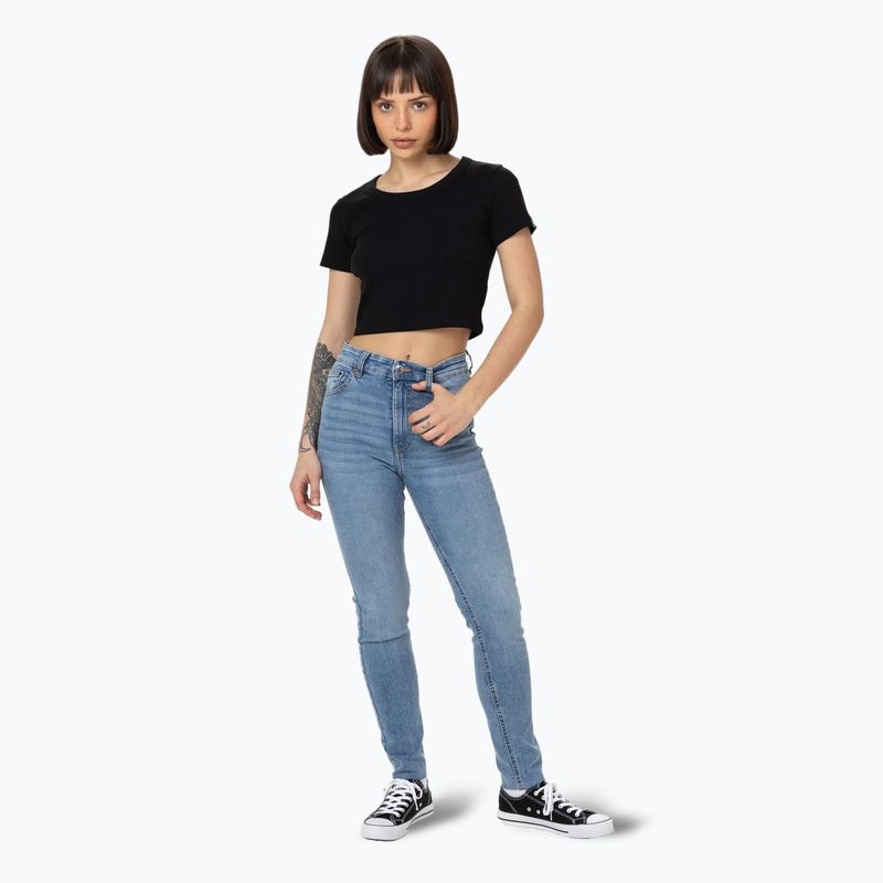 Pitbull Cropped Damen-T-Shirt schwarz 2