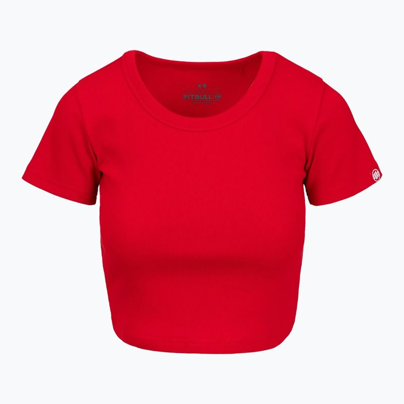 Pitbull Cropped rotes Damen-T-Shirt 5