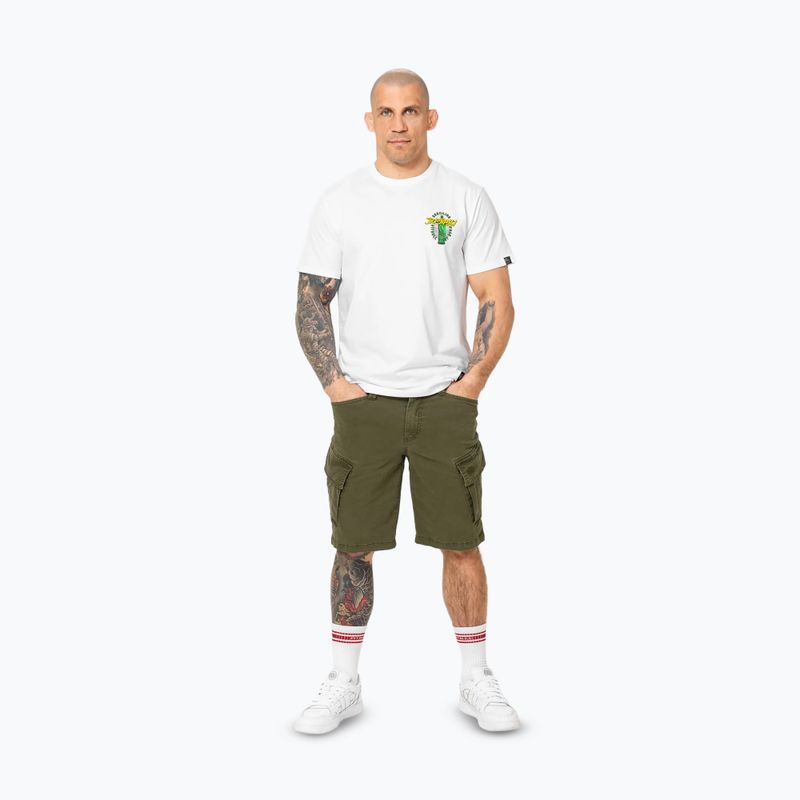 Pitbull BJJ FIGHT DVSN Männer-T-Shirt weiß 2