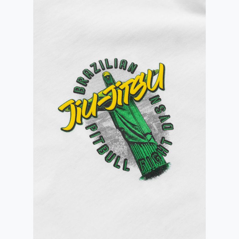 Pitbull BJJ FIGHT DVSN Männer-T-Shirt weiß 4