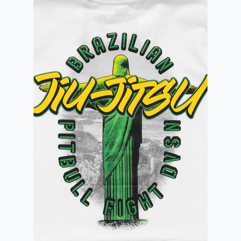 Pitbull BJJ FIGHT DVSN Männer-T-Shirt weiß 5