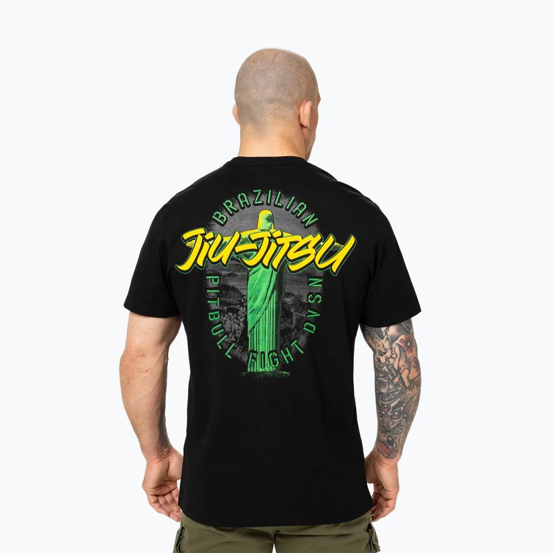 Pitbull BJJ FIGHT DVSN Männer-T-Shirt schwarz 3