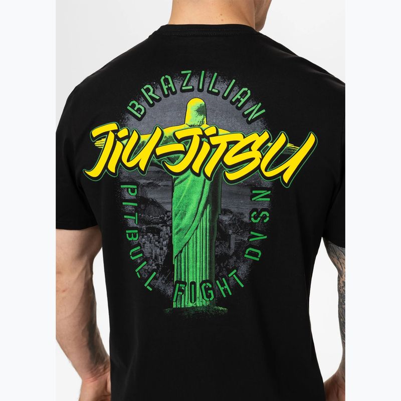 Pitbull BJJ FIGHT DVSN Männer-T-Shirt schwarz 4