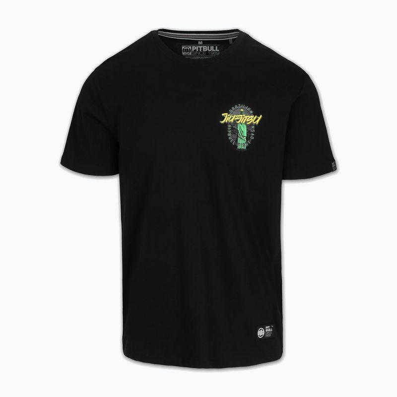 Pitbull BJJ FIGHT DVSN Männer-T-Shirt schwarz