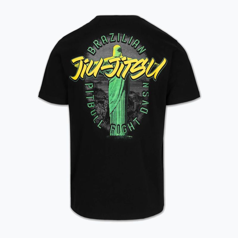 Pitbull BJJ FIGHT DVSN Männer-T-Shirt schwarz 2