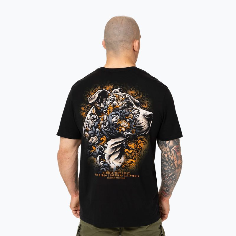 Pitbull Tattoo Herren-T-Shirt schwarz 3