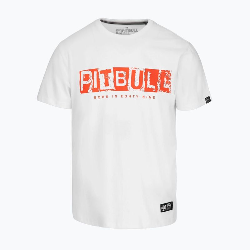 Herren Pitbull Blacky weißes T-shirt 5