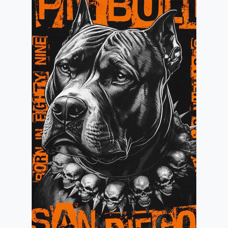 Herren Pitbull Blacky schwarzes t-shirt 9