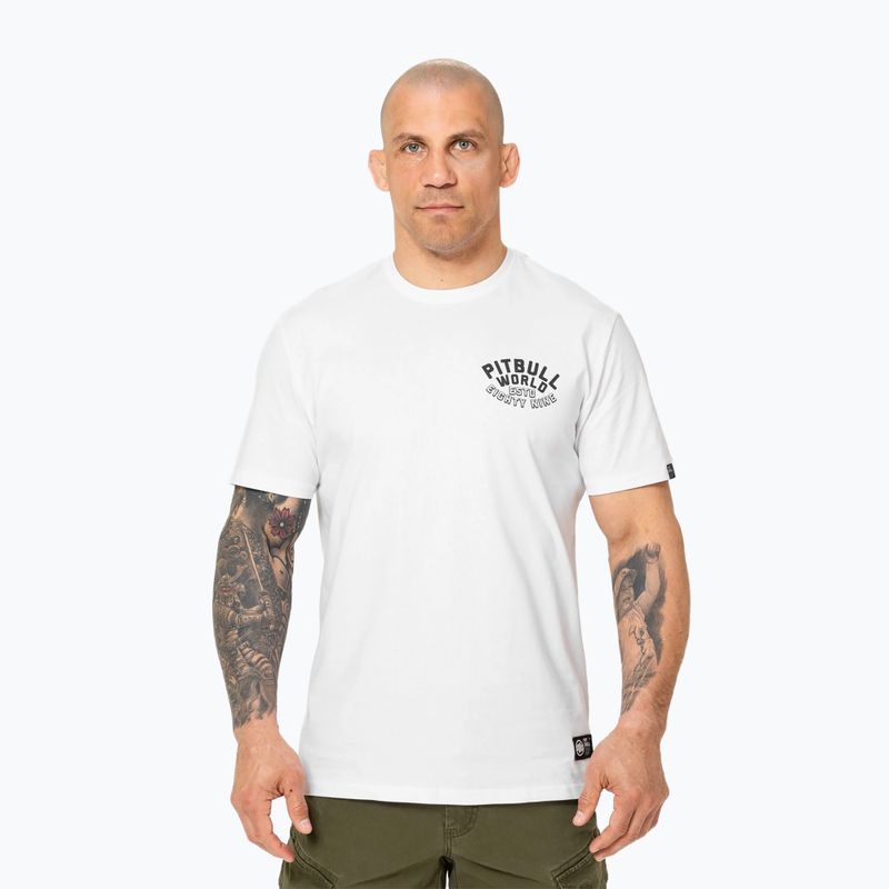 Pitbull Hero Herren-T-Shirt weiß