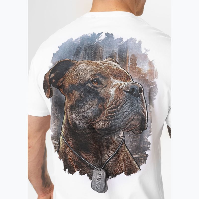 Pitbull Hero Herren-T-Shirt weiß 4