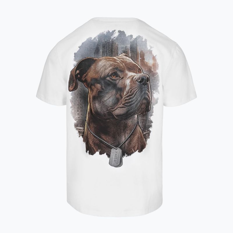 Pitbull Hero Herren-T-Shirt weiß 6