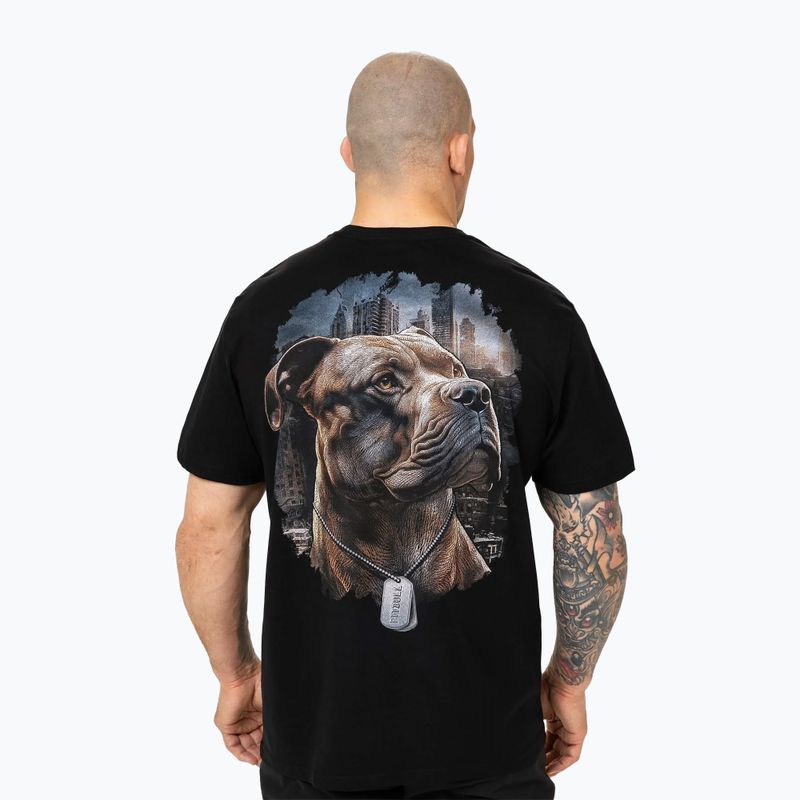 Pitbull Hero Herren-T-Shirt schwarz 3