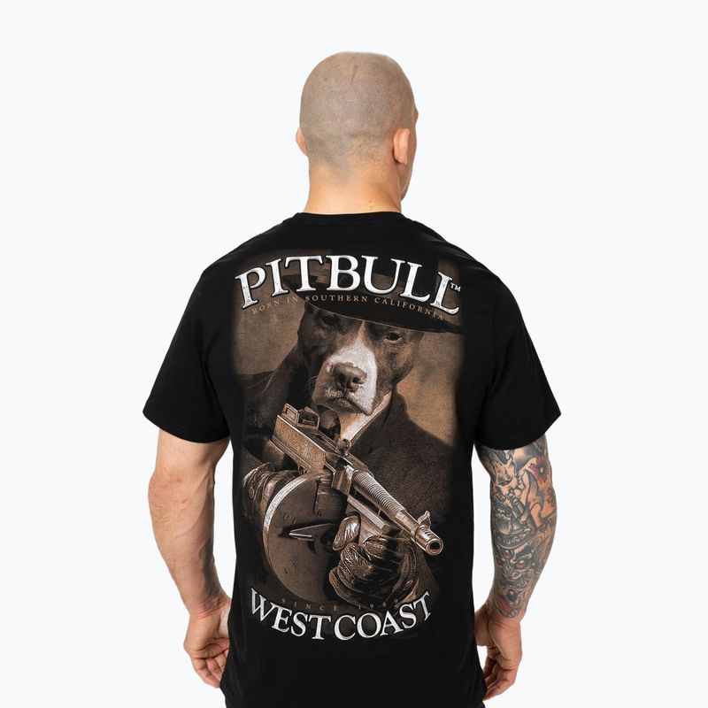 Pitbull Tommy Gun Herren-T-Shirt schwarz 3