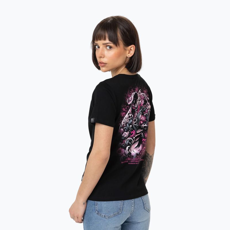 Pitbull Tattoo Frauen-T-Shirt schwarz 3