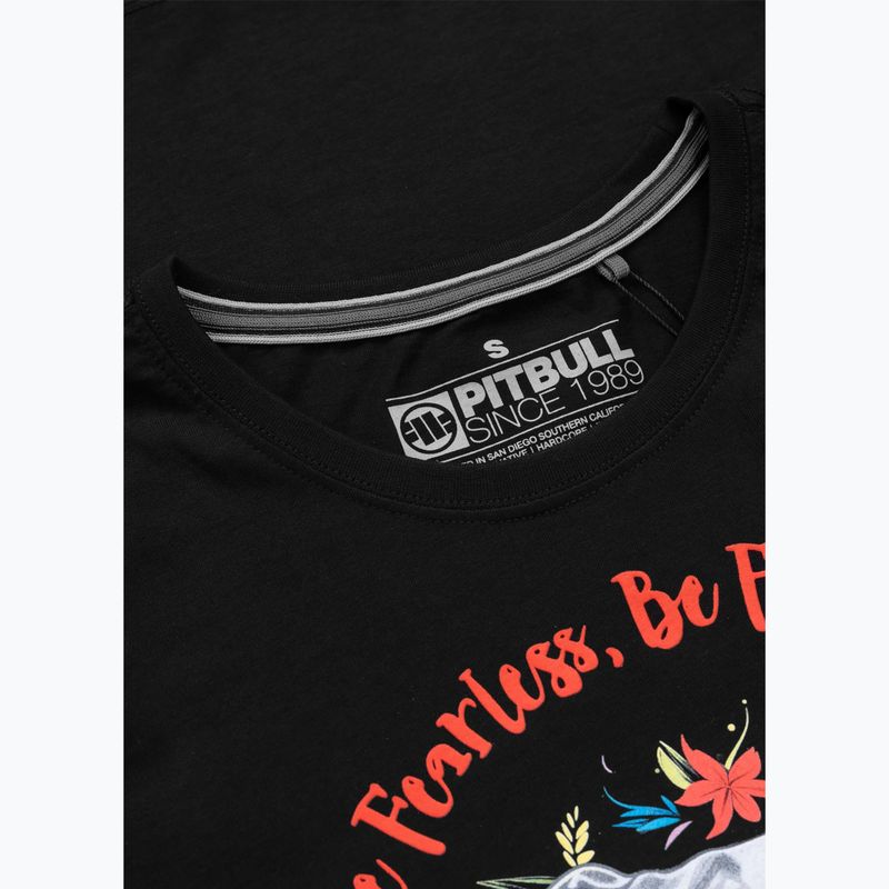 Pitbull Frauen-T-Shirt Happy Pit 2 schwarz 3
