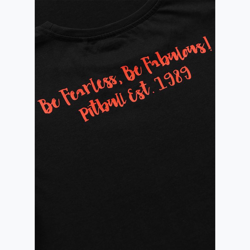 Pitbull Frauen-T-Shirt Happy Pit 2 schwarz 6