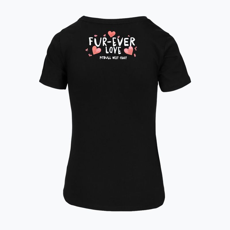 Pitbull Fur Ever Love Frauen-T-Shirt schwarz 2