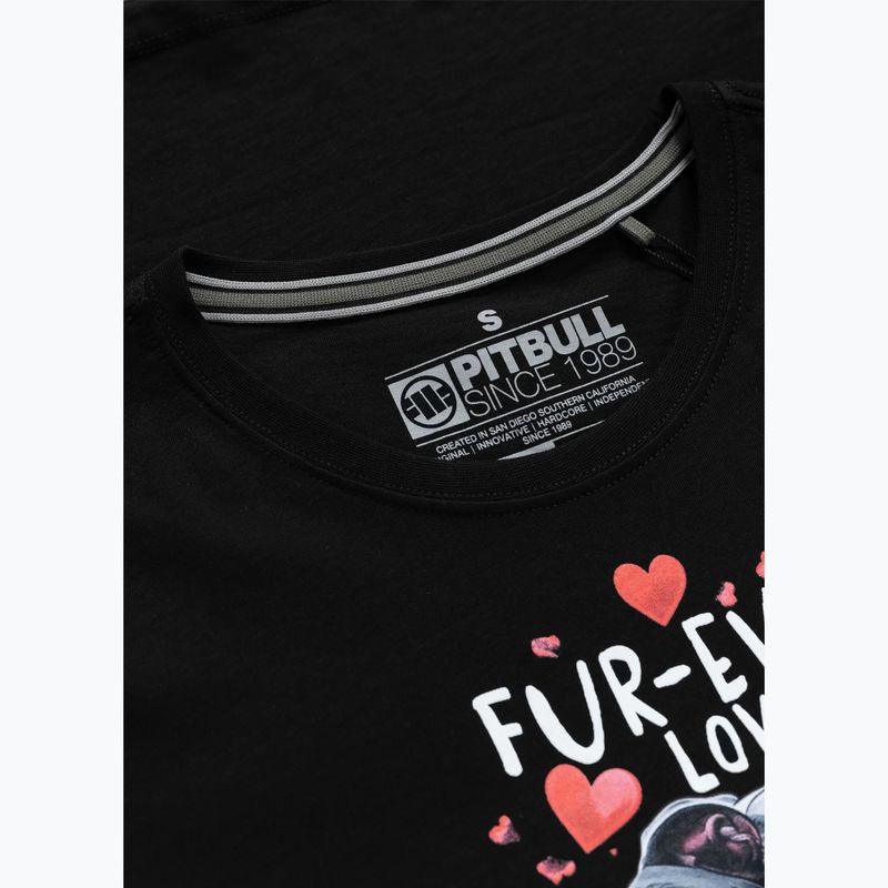Pitbull Fur Ever Love Frauen-T-Shirt schwarz 3