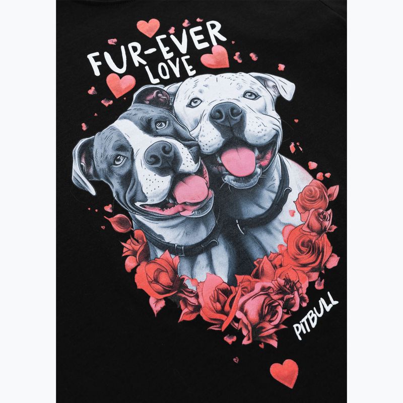 Pitbull Fur Ever Love Frauen-T-Shirt schwarz 4