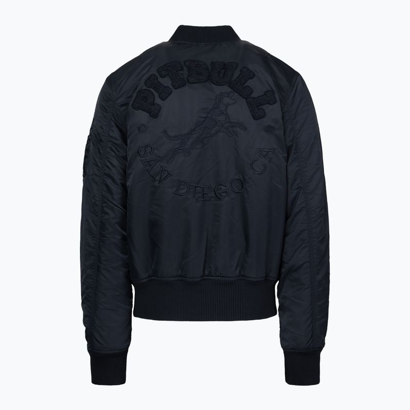 Herrenjacke Pitbull Hacket Washed Bomber dark navy 2