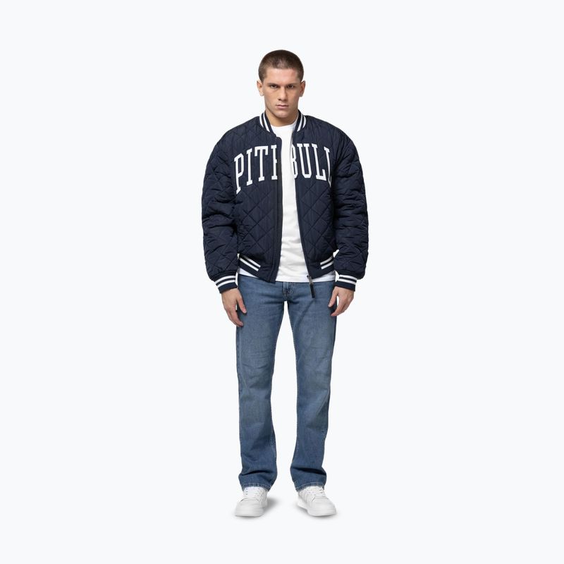 Herrenjacke Pitbull Jupiter Padded Baseball dark navy 2