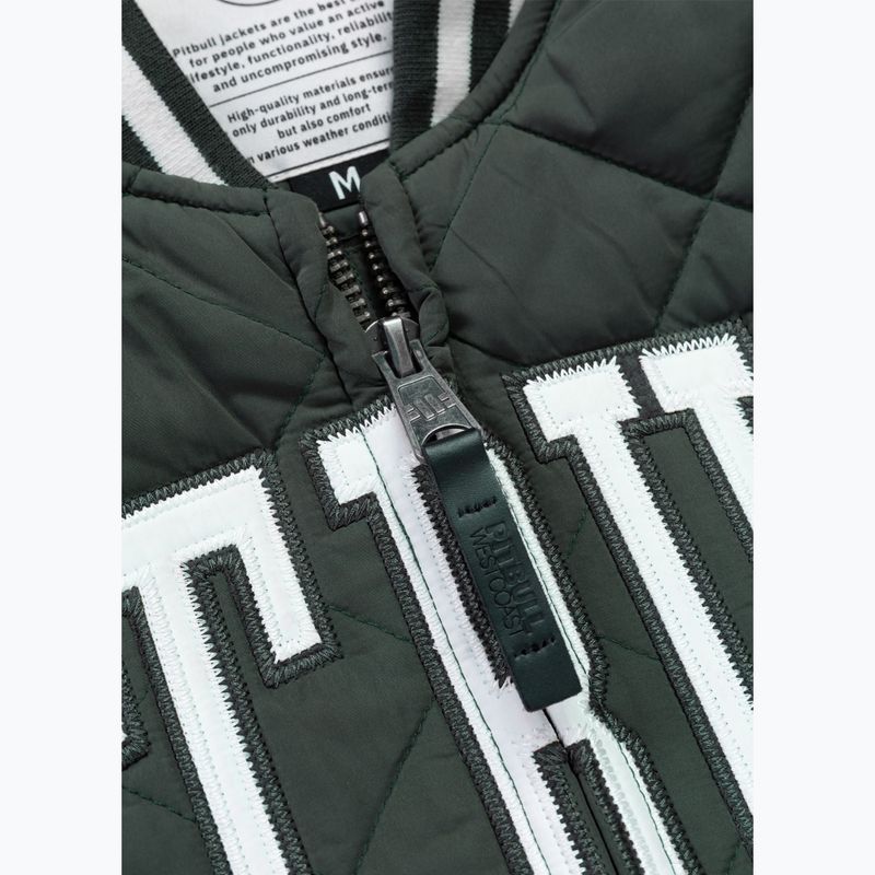 Herrenjacke Pitbull Jupiter Padded Baseball dark green 7