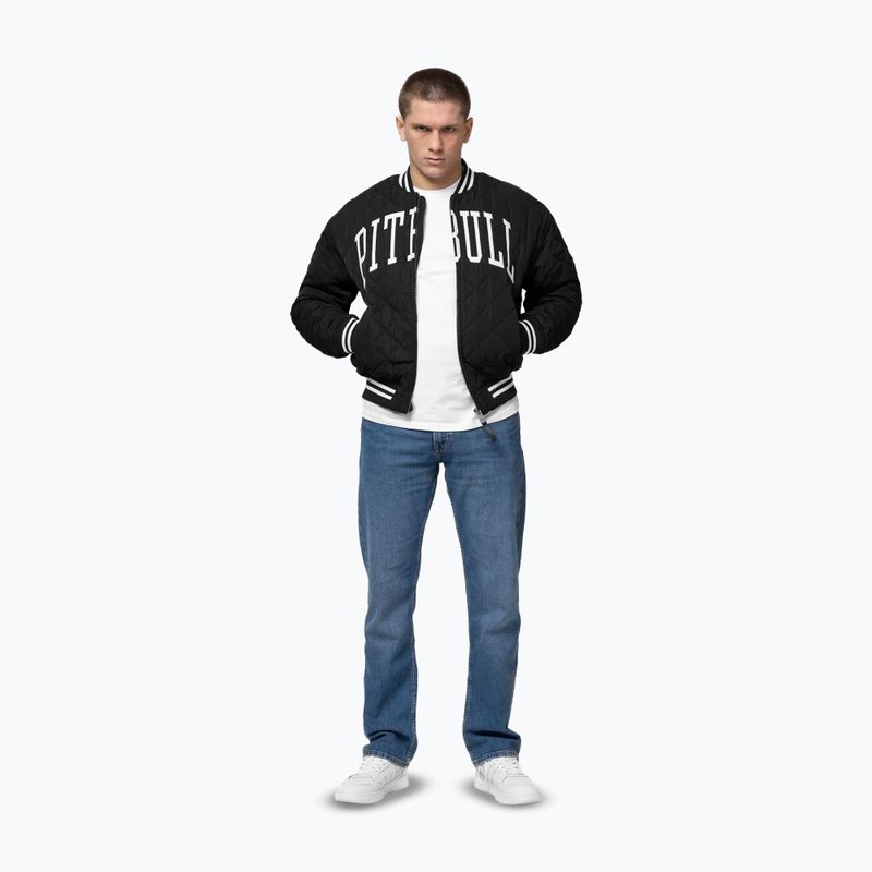 Herrenjacke Pitbull Jupiter Padded Baseball black 2