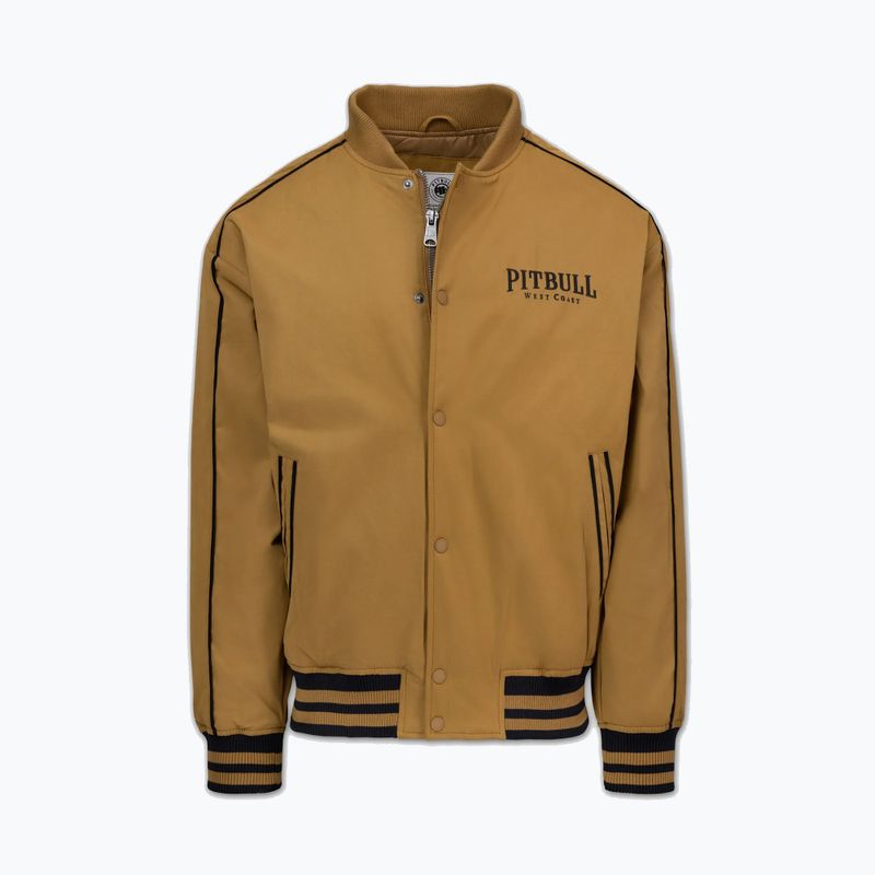 Herrenjacke Pitbull Radford Baseball honey yellow 5