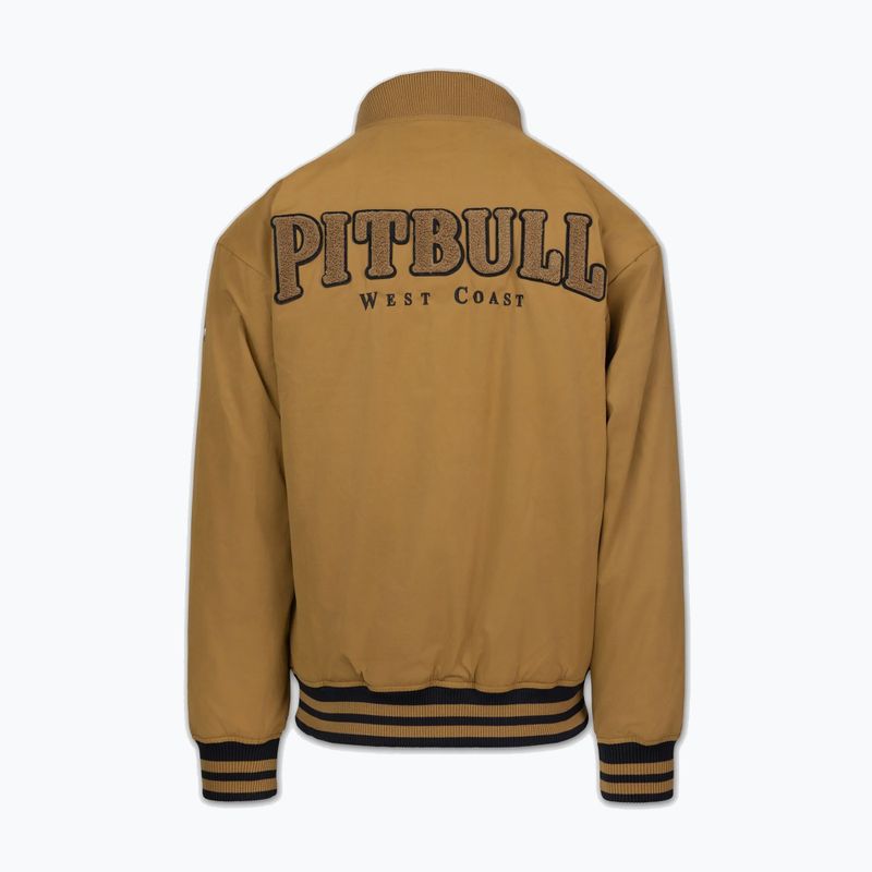 Herrenjacke Pitbull Radford Baseball honey yellow 6