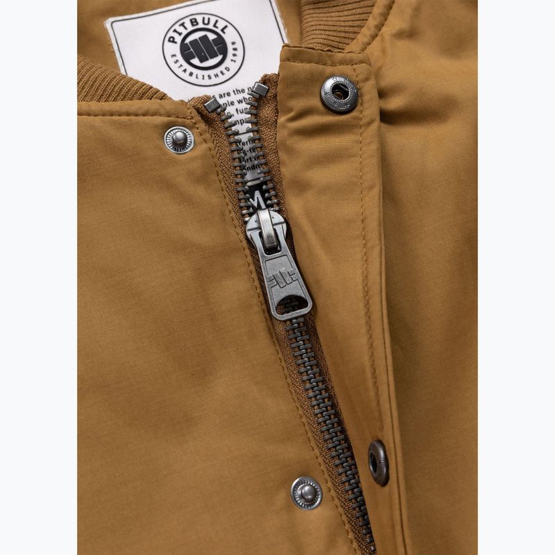 Herrenjacke Pitbull Radford Baseball honey yellow 7