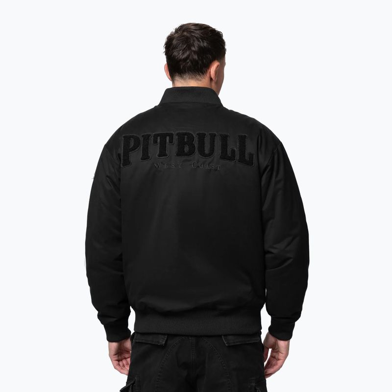 Herrenjacke Pitbull Radford Baseball black/black 3