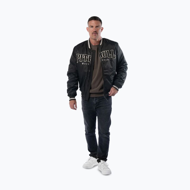 Herrenjacke Pitbull Detroit Baseball black 2