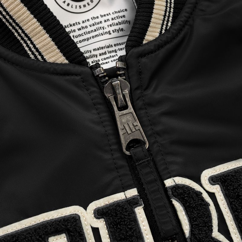 Herrenjacke Pitbull Detroit Baseball black 3