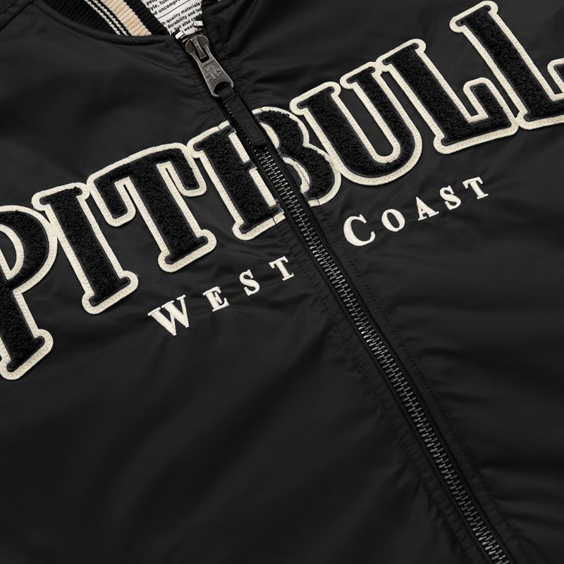 Herrenjacke Pitbull Detroit Baseball black 4