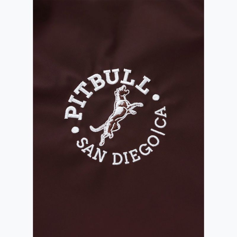 Herrenjacke Pitbull Manolito Baseball burgundy 10