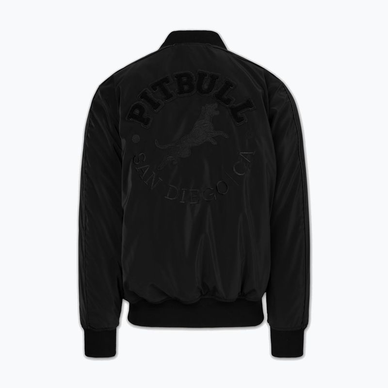 Herrenjacke Pitbull Manolito Baseball black/black 7