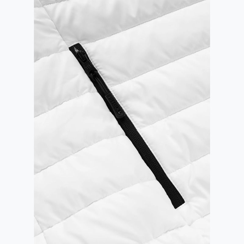 Herrenjacke Pitbull Palomar Padded Hooded Hybrid white 11