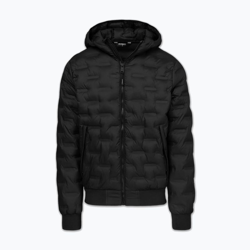 Herren-Winterjacke Pitbull Fisk Quilted Hooded black 5