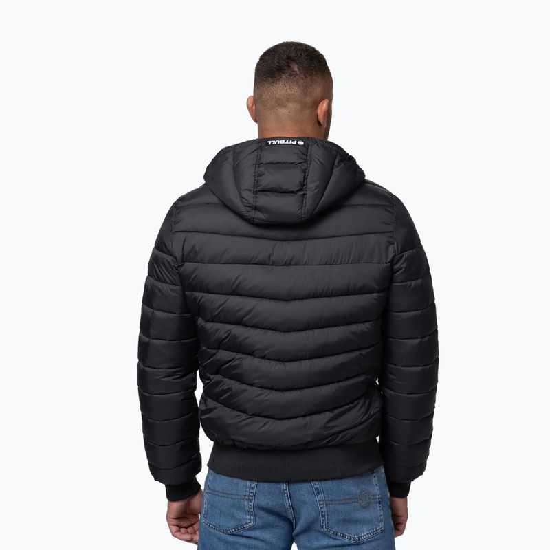 Herren Winterjacke Pitbull Rubio Quilted Hooded black 3