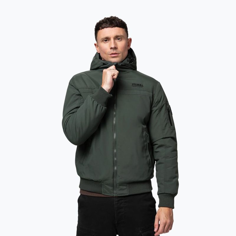 Herren-Winterjacke Pitbull Balboa 2 Hooded dark green 4