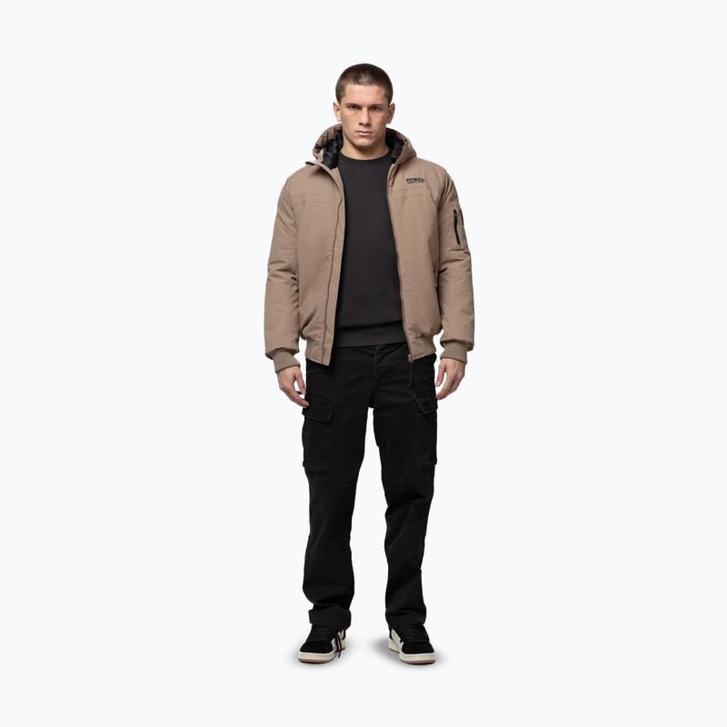 Herren Winterjacke Pitbull Balboa 2 Hooded dark sand 2