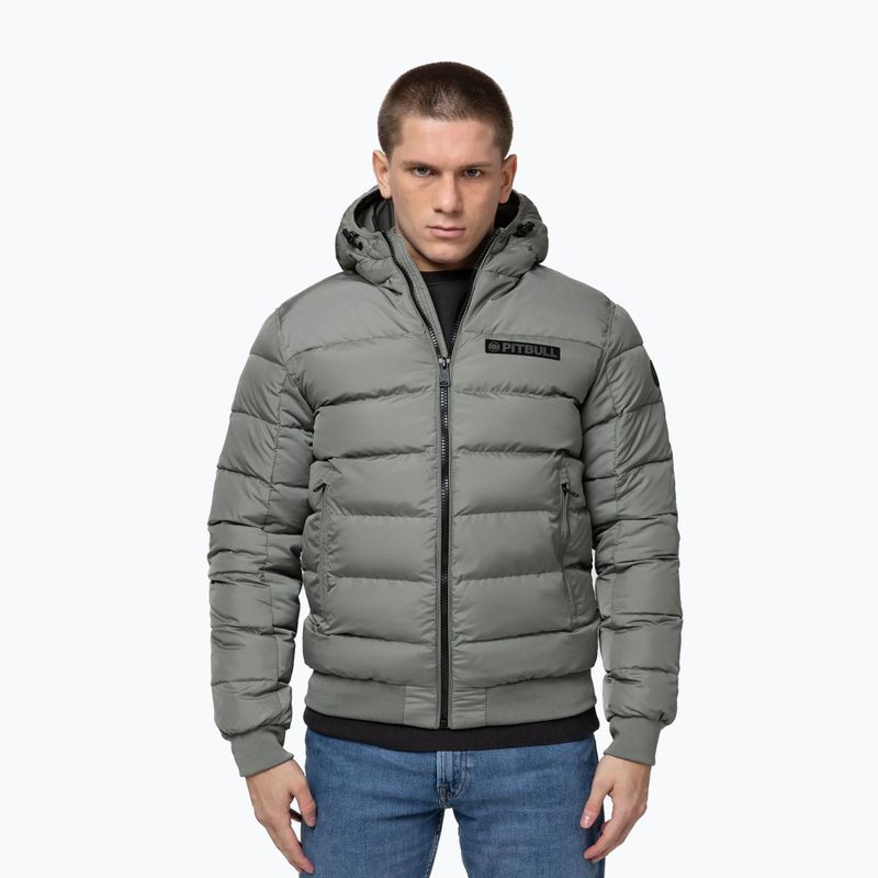 Herren Winterjacke Pitbull Dillon Quilted Hooded dusty salvia