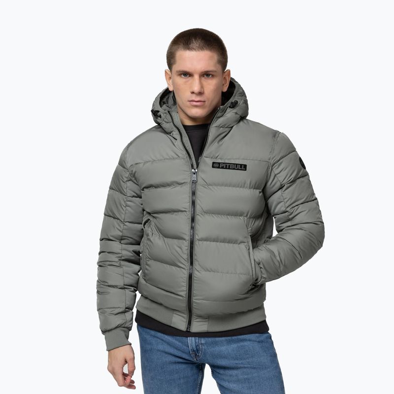 Herren Winterjacke Pitbull Dillon Quilted Hooded dusty salvia 4