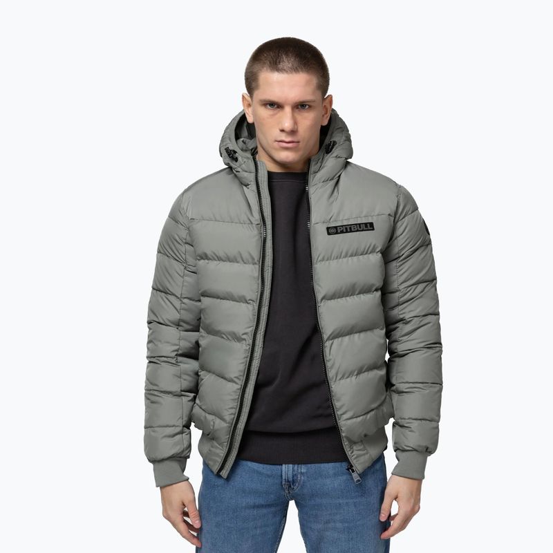 Herren Winterjacke Pitbull Dillon Quilted Hooded dusty salvia 5