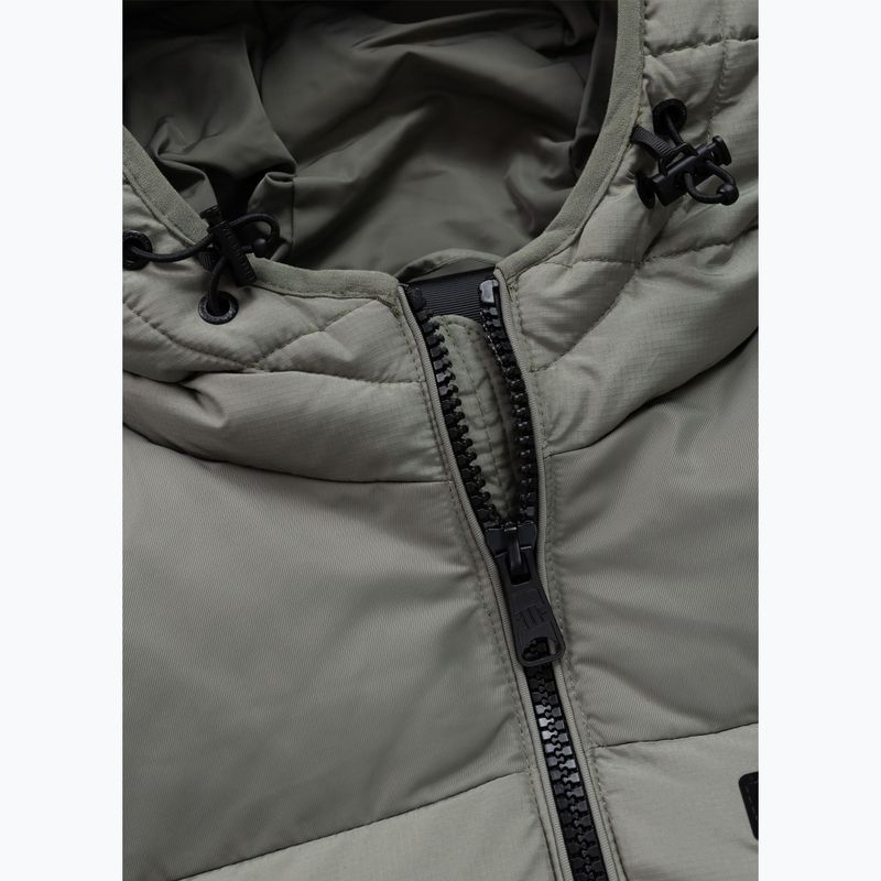 Herren Winterjacke Pitbull Dillon Quilted Hooded dusty salvia 8