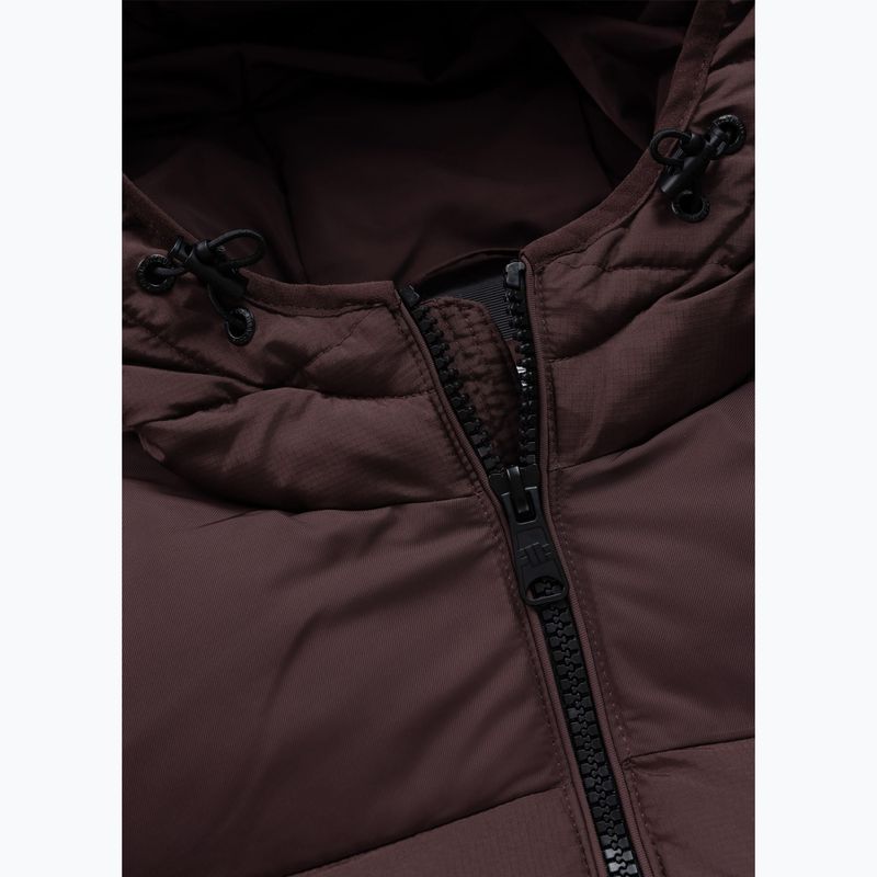 Herren-Winterjacke Pitbull Dillon Quilted Hooded burgundy 7