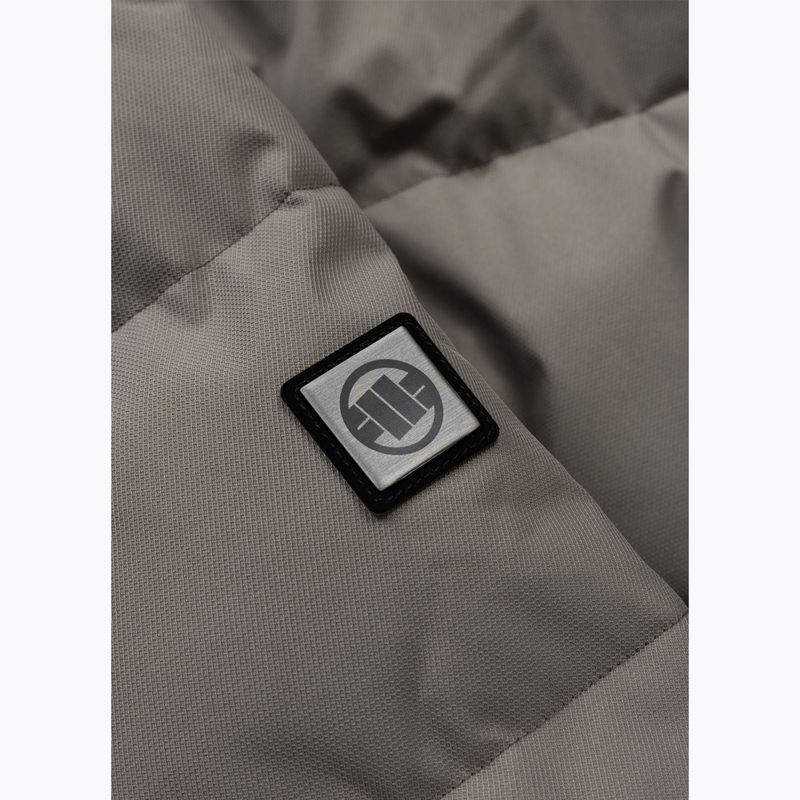 Herren-Winterjacke Pitbull Patton Quilted Hooded taupe 10