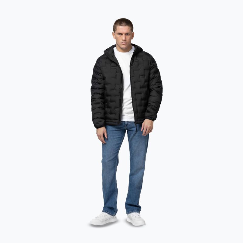 Herren-Winterjacke Pitbull Camino Quilted Hooded black 2