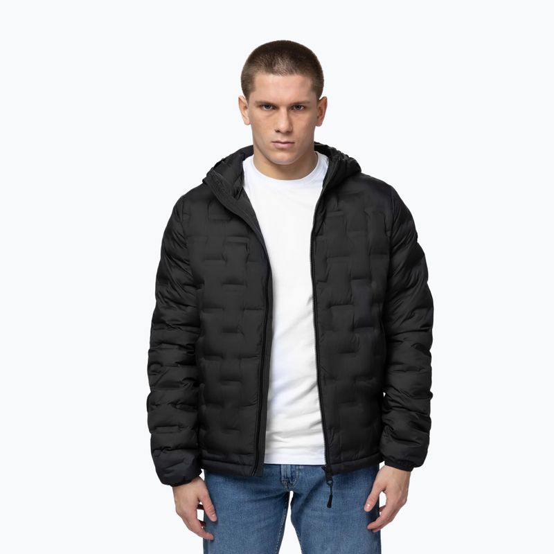 Herren-Winterjacke Pitbull Camino Quilted Hooded black 4
